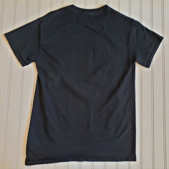 Vintage Yeah Mon Jamaican Island Graphic Tee Black Men's Medium 100% Cotton EUC - Picture 2 of 5